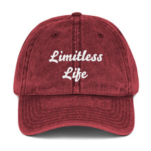 Load image into Gallery viewer, Limitless Life Washed Out Vintage Dad Hat (Click for color options)