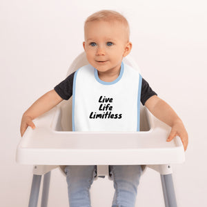 Live Life Limitless Baby Bib